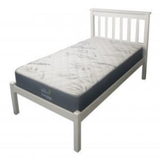 Emily Wooden Bed White