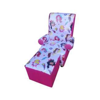 Kiddies Chair Ottoman Combo - Disney Princesses