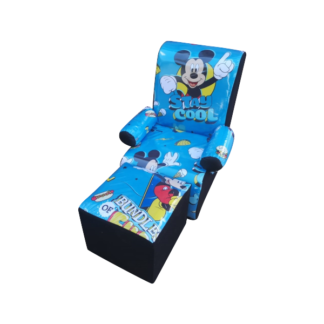 Kiddies Chair Ottoman Combo - Mickey Mouse