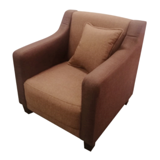 studio chair - red brown